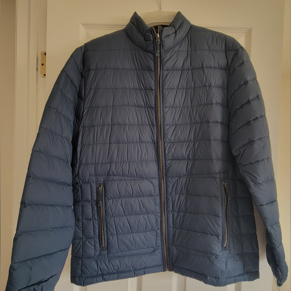Men's Blue Puffer Jacket